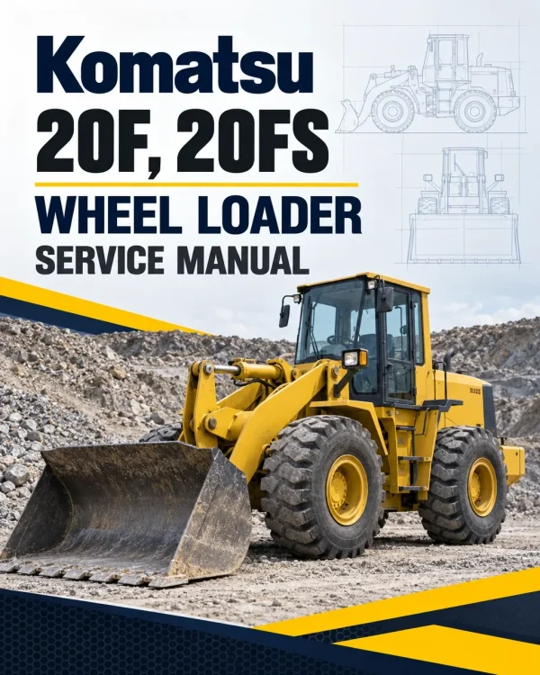 Komatsu 20F, 20FS Wheel Loader Service Manual Komatsu 20F, 20FS Wheel Loader Service Manual