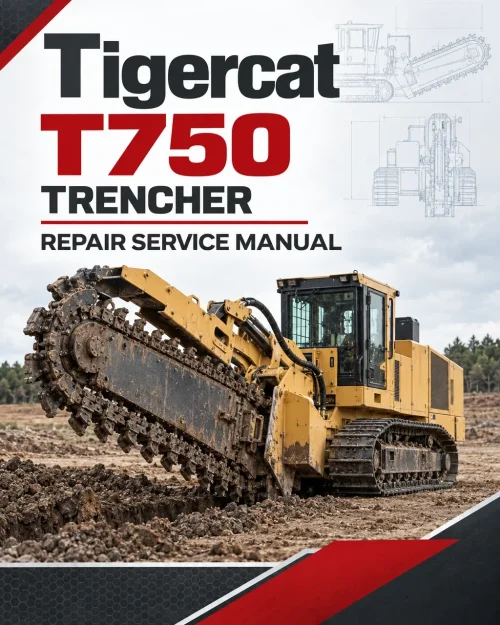 Tigercat T750 Trencher Repair Service Manual Tigercat T750 Trencher Repair Service Manual