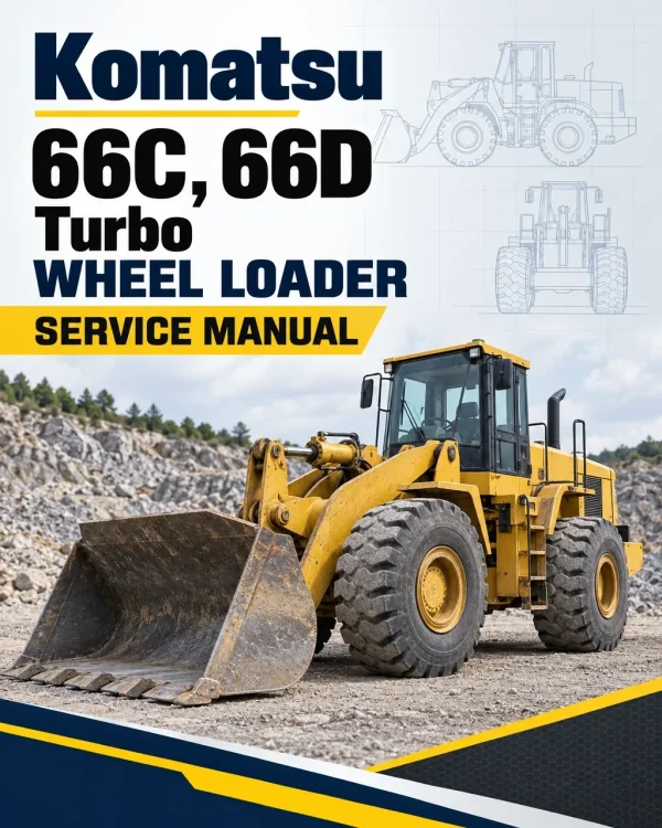 Komatsu 66C, 66D Turbo Wheel Loader Service Manual Komatsu 66C, 66D Turbo Wheel Loader Service Manual
