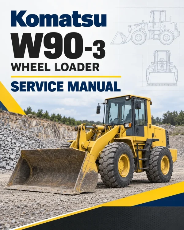 Komatsu W90-3 Wheel Loader Service Manual Komatsu W90-3 Wheel Loader Service Manual