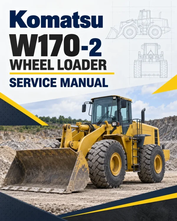 Komatsu W170-2 Wheel Loader Service Manual Komatsu W170-2 Wheel Loader Service Manual
