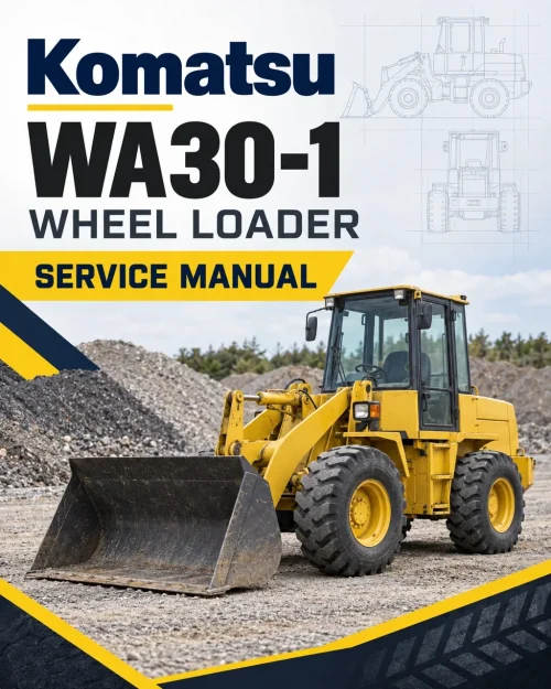 Komatsu WA30-1 Wheel Loader Service Manual Komatsu WA30-1 Wheel Loader Service Manual