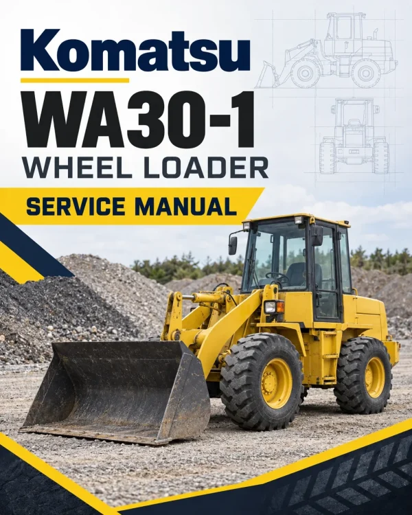 Komatsu WA30-1 Wheel Loader Service Manual Komatsu WA30-1 Wheel Loader Service Manual
