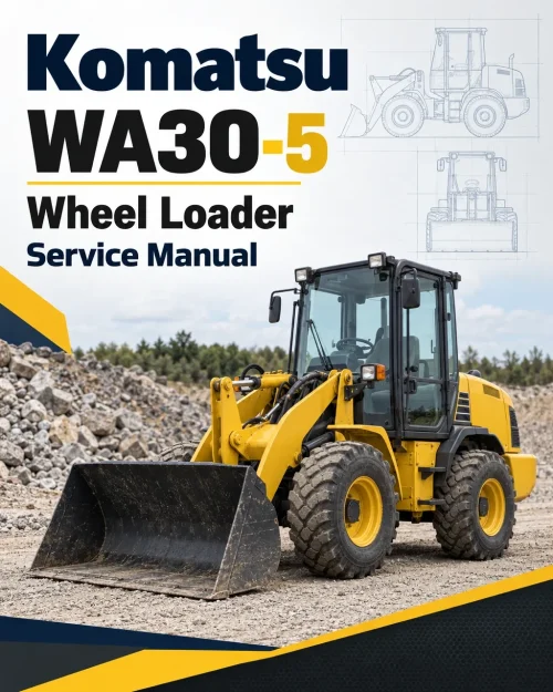 Komatsu WA30-5 Wheel Loader Service Manual Komatsu WA30-5 Wheel Loader Service Manual