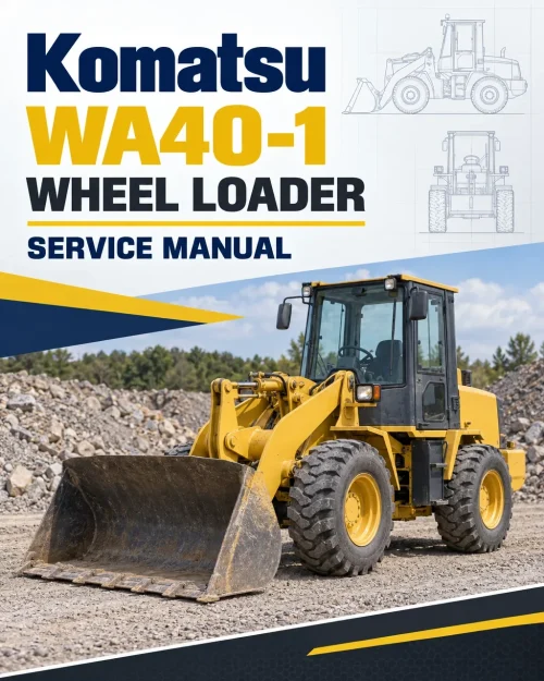 Komatsu WA40-1 Wheel Loader Service Manual Komatsu WA40-1 Wheel Loader Service Manual