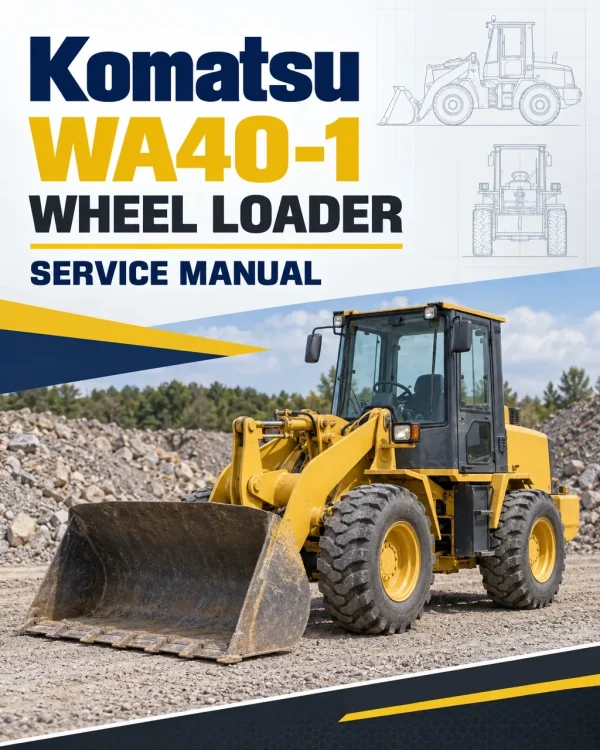 Komatsu WA40-1 Wheel Loader Service Manual Komatsu WA40-1 Wheel Loader Service Manual