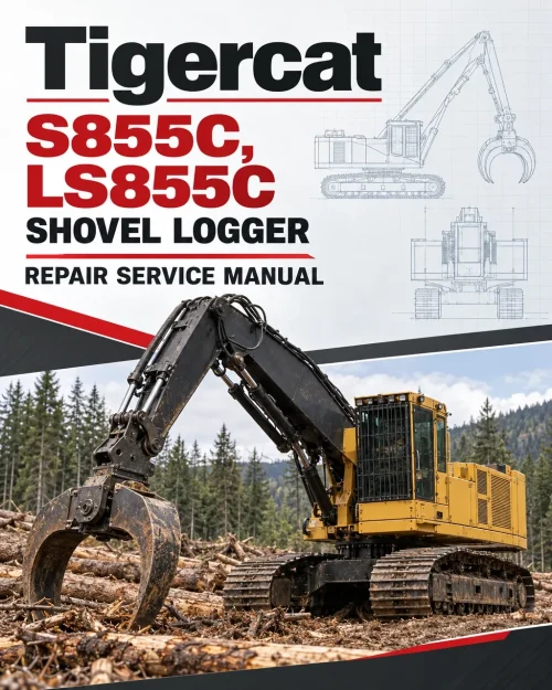 Tigercat S855C, LS855C Shovel Logger Repair Service Manual Tigercat S855C, LS855C Shovel Logger Repair Service Manual