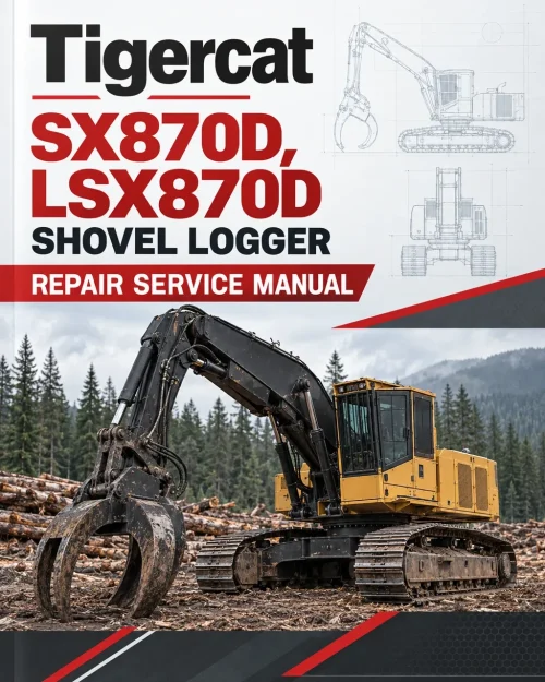 Tigercat SX870D, LSX870D Shovel Logger Repair Service Manual Tigercat SX870D, LSX870D Shovel Logger Repair Service Manual