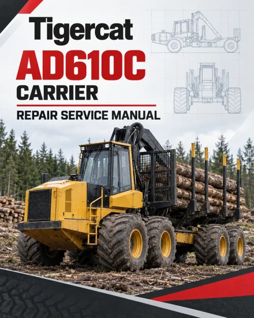 Tigercat AD610C Carrier Repair Service Manual Tigercat AD610C Carrier Repair Service Manual