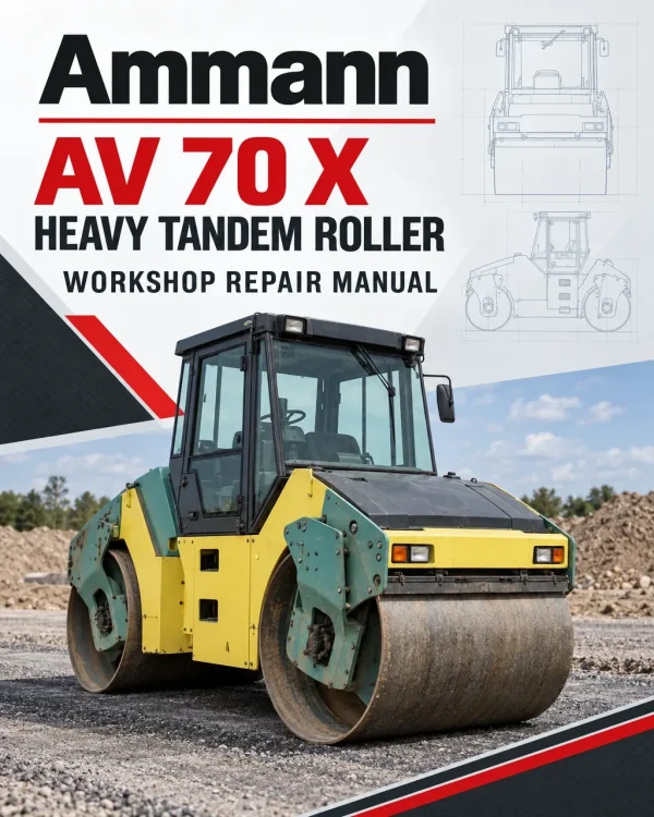 Ammann AV 70 X Heavy Tandem Roller Workshop Repair Manual Ammann AV 70 X Heavy Tandem Roller Workshop Repair Manual
