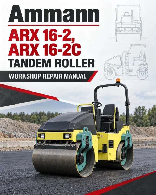 Ammann ARX 16-2, ARX 16-2C Tandem Roller Workshop Repair Manual Ammann ARX 16-2, ARX 16-2C Tandem Roller Workshop Repair Manual