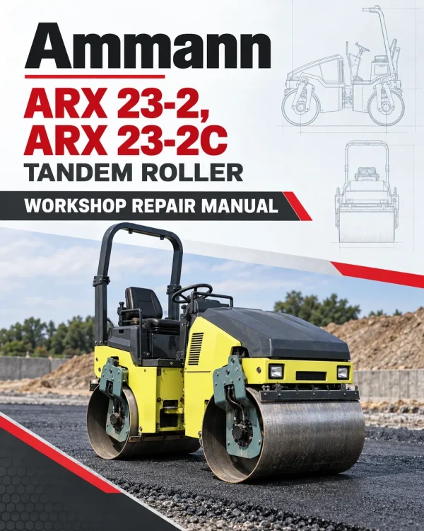 Ammann ARX 23-2, ARX 23-2C Tandem Roller Workshop Repair Manual