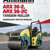 Ammann ARX 36-2, ARX 36-2C Tandem Roller Workshop Repair Manual Ammann ARX 36-2, ARX 36-2C Tandem Roller Workshop Repair Manual
