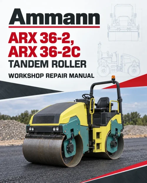 Ammann ARX 36-2, ARX 36-2C Tandem Roller Workshop Repair Manual