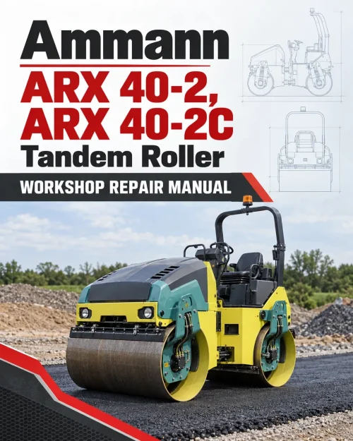 Ammann ARX 40-2, ARX 40-2C Tandem Roller Workshop Repair Manual