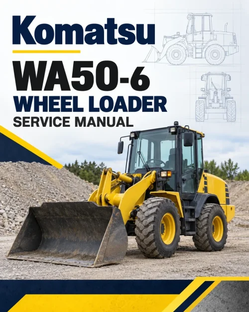 Komatsu WA50-6 Wheel Loader Service Manual Komatsu WA50-6 Wheel Loader Service Manual