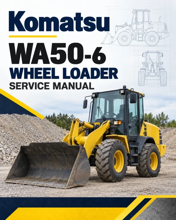 Komatsu WA50-6 Wheel Loader Service Manual