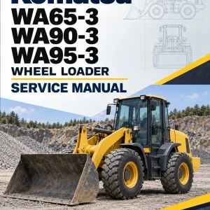 Komatsu WA65-3, WA90-3, WA95-3 Wheel Loader Service Manual