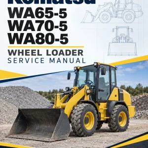 Komatsu WA65-5, WA70-5, WA80-5 Wheel Loader Service Manual