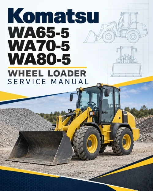 Komatsu WA65-5, WA70-5, WA80-5 Wheel Loader Service Manual Komatsu WA65-5, WA70-5, WA80-5 Wheel Loader Service Manual