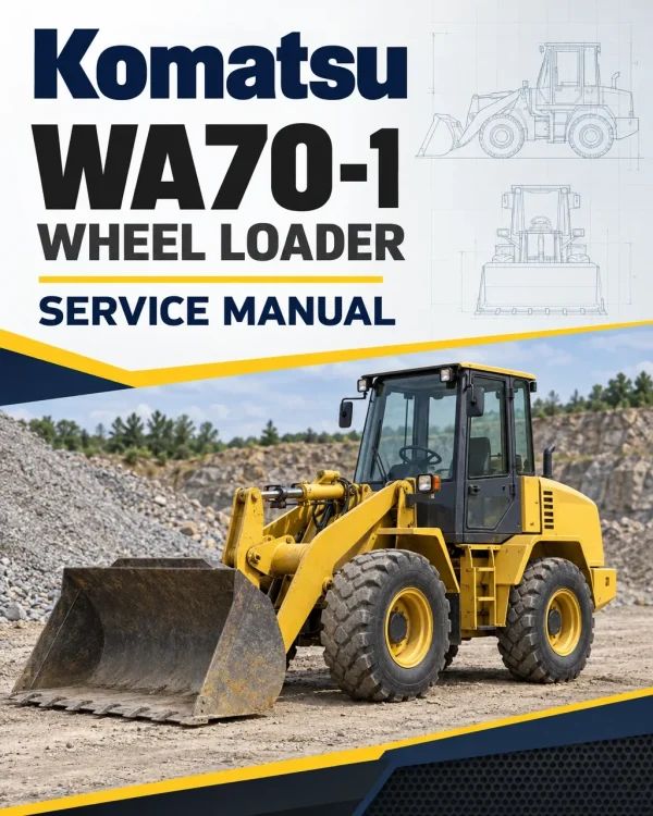 Komatsu WA70-1 Wheel Loader Service Manual Komatsu WA70-1 Wheel Loader Service Manual