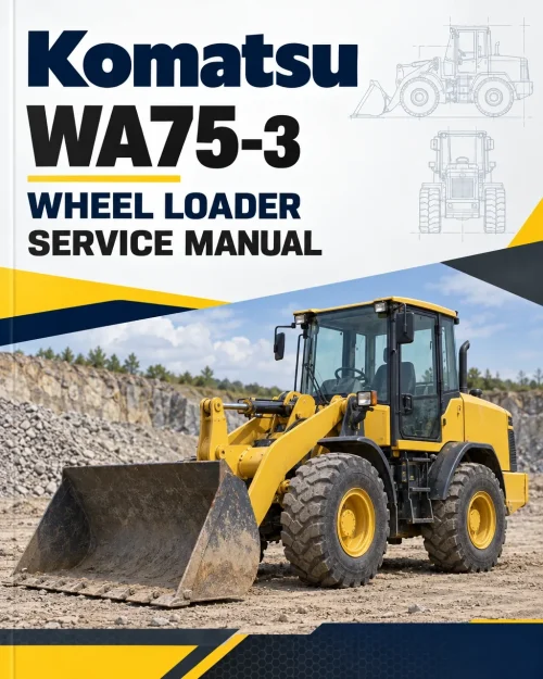 Komatsu WA75-3 Wheel Loader Service Manual