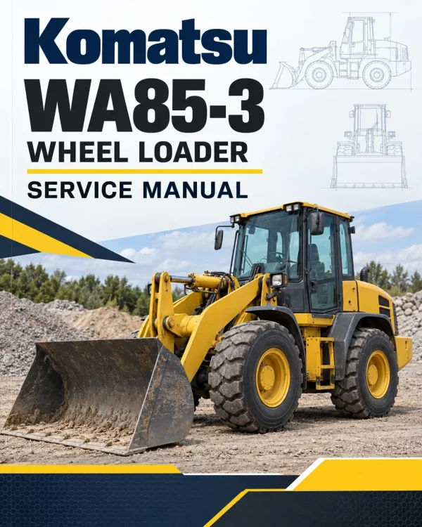 Komatsu WA85-3 Wheel Loader Service Manual Komatsu WA85-3 Wheel Loader Service Manual