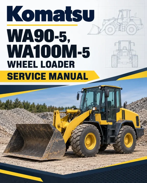 Komatsu WA90-5, WA100M-5 Wheel Loader Service Manual Komatsu WA90-5, WA100M-5 Wheel Loader Service Manual
