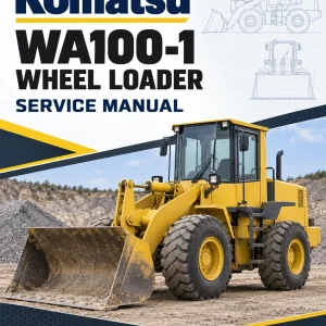Komatsu WA100-1 Wheel Loader Service Manual