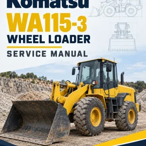 Komatsu WA115-3 Wheel Loader Service Manual
