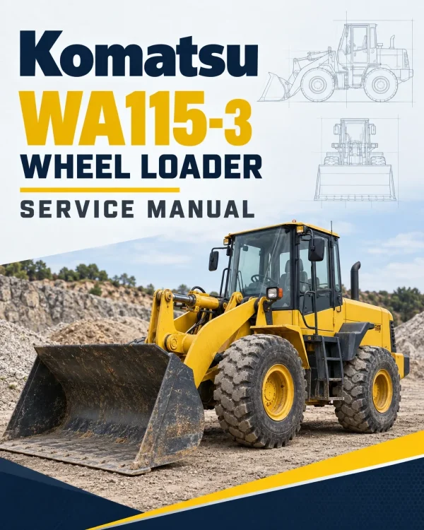 Komatsu WA115-3 Wheel Loader Service Manual Komatsu WA115-3 Wheel Loader Service Manual