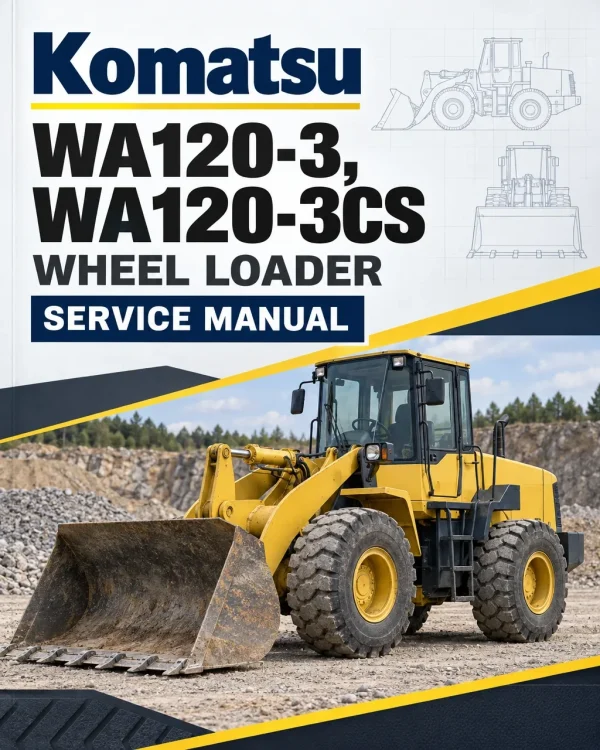 Komatsu WA120-3, WA120-3CS Wheel Loader Service Manual Komatsu WA120-3, WA120-3CS Wheel Loader Service Manual