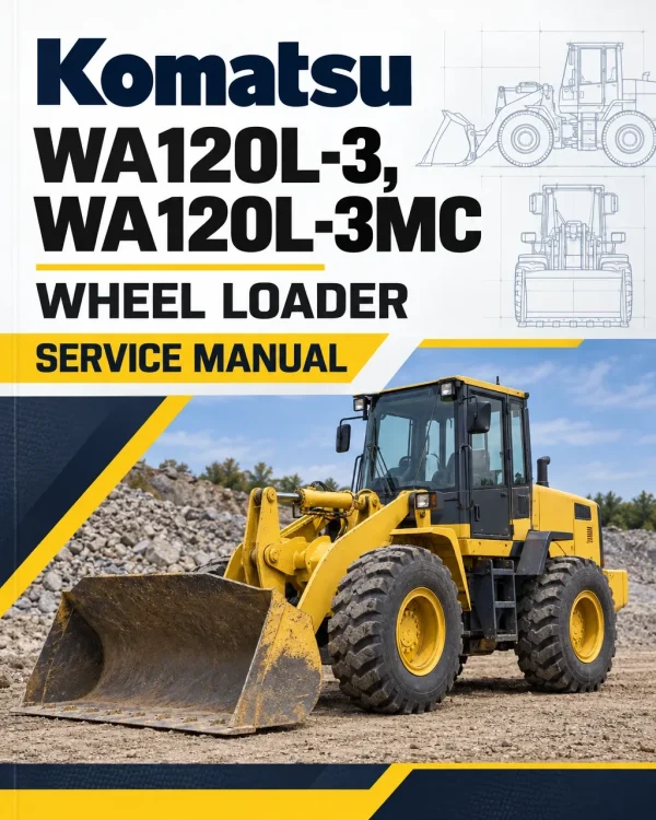 Komatsu WA120L-3, WA120L-3MC Wheel Loader Service Manual Komatsu WA120L-3, WA120L-3MC Wheel Loader Service Manual