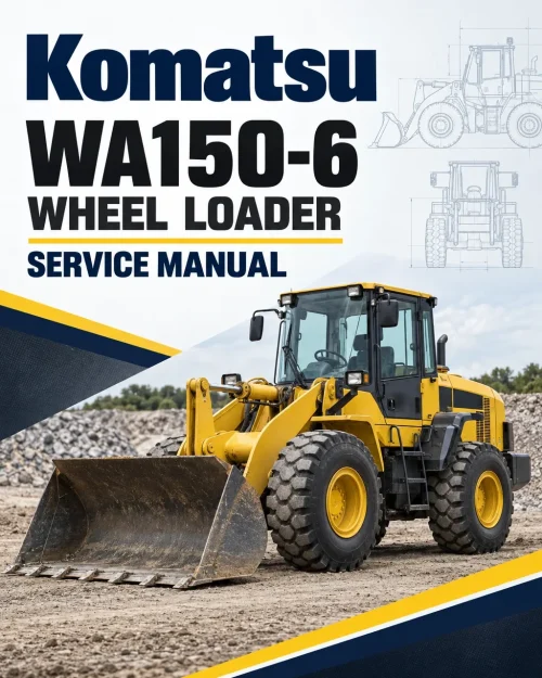 Komatsu WA150-6 Wheel Loader Service Manual Komatsu WA150-6 Wheel Loader Service Manual