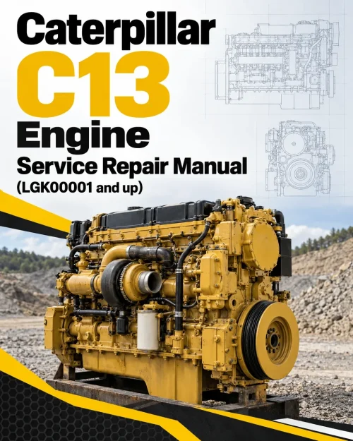 Caterpillar CAT C13 Engine Service Repair Manual (LGK00001 and up) Caterpillar CAT C13 Engine Service Repair Manual (LGK00001 and up)