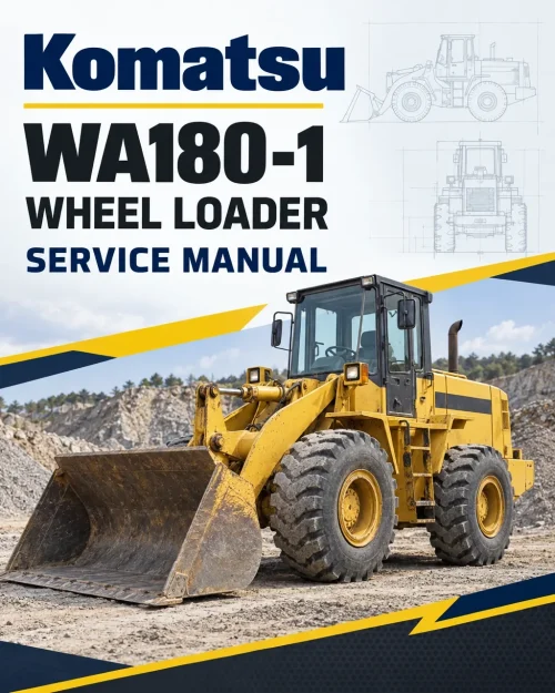 Komatsu WA180-1 Wheel Loader Service Manual Komatsu WA180-1 Wheel Loader Service Manual