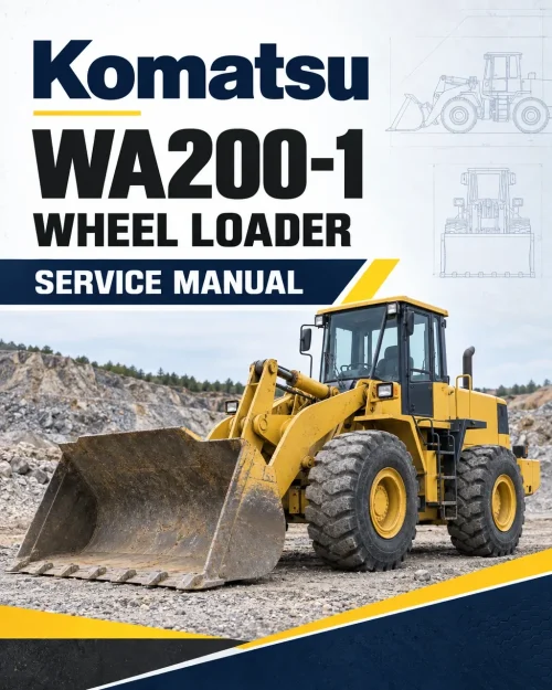 Komatsu WA200-1 Wheel Loader Service Manual