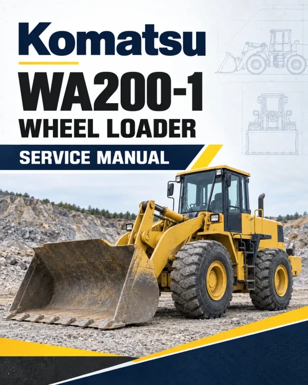 Komatsu WA200-1 Wheel Loader Service Manual Komatsu WA200-1 Wheel Loader Service Manual