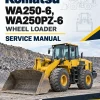 Komatsu WA250-6, WA250PZ-6 Wheel Loader Service Manual Komatsu WA250-6, WA250PZ-6 Wheel Loader Service Manual
