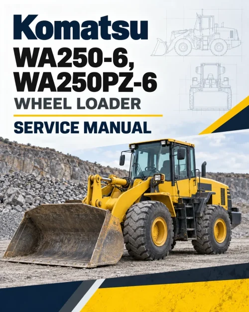 Komatsu WA250-6, WA250PZ-6 Wheel Loader Service Manual
