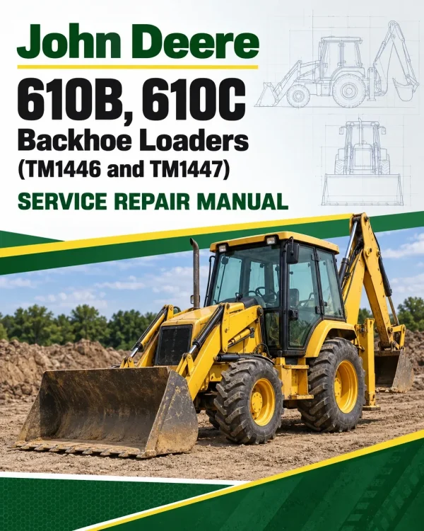 John Deere 610B, 610C Backhoe Loaders (TM1446 and TM1447) John Deere 610B, 610C Backhoe Loaders (TM1446 and TM1447)