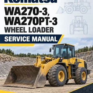 Komatsu WA270-3, WA270PT-3 Wheel Loader Service Manual Komatsu WA270-3, WA270PT-3 Wheel Loader Service Manual
