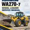 Komatsu WA270-7 Wheel Loader Service Manual