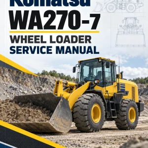 Komatsu WA270-7 Wheel Loader Service Manual