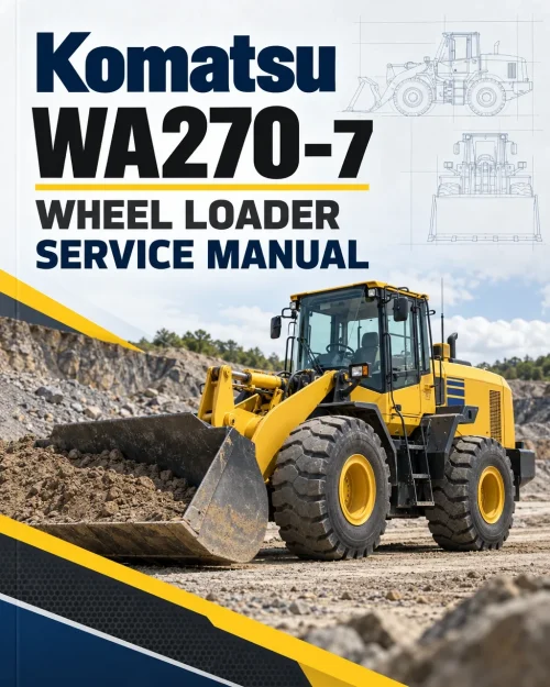 Komatsu WA270-7 Wheel Loader Service Manual Komatsu WA270-7 Wheel Loader Service Manual