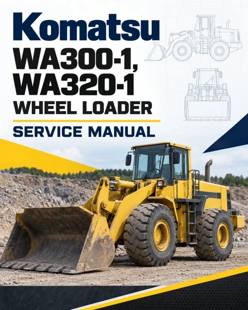 Komatsu WA300-1, WA320-1 Wheel Loader Service Manual