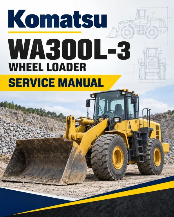 Komatsu WA300L-3 Wheel Loader Service Manual
