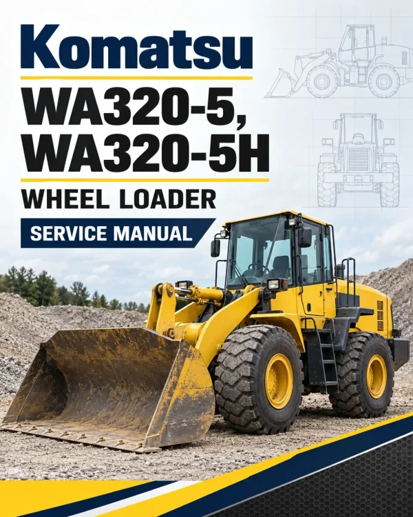 Komatsu WA320-5, WA320-5H Wheel Loader Service Manual Komatsu WA320-5, WA320-5H Wheel Loader Service Manual