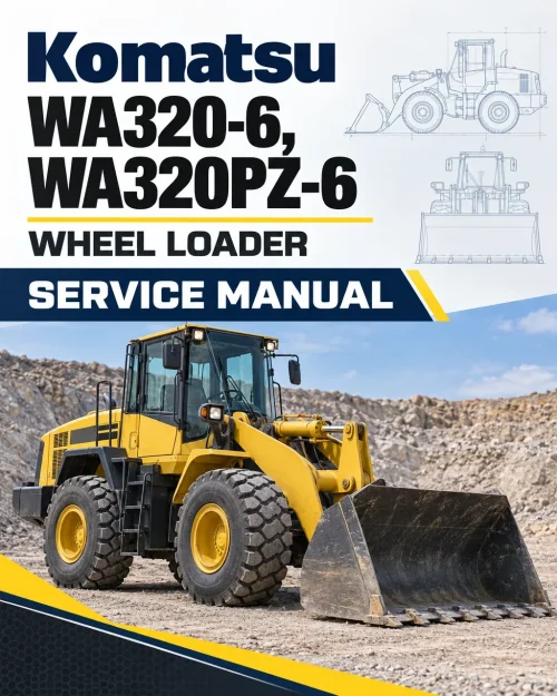 Komatsu WA320-6, WA320PZ-6 Wheel Loader Service Manual Komatsu WA320-6, WA320PZ-6 Wheel Loader Service Manual