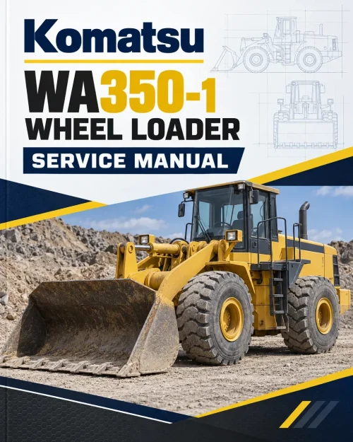 Komatsu WA350-1 Wheel Loader Service Manual Komatsu WA350-1 Wheel Loader Service Manual